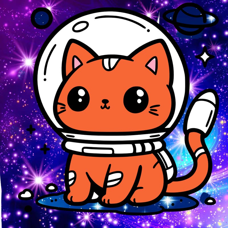 a space cat