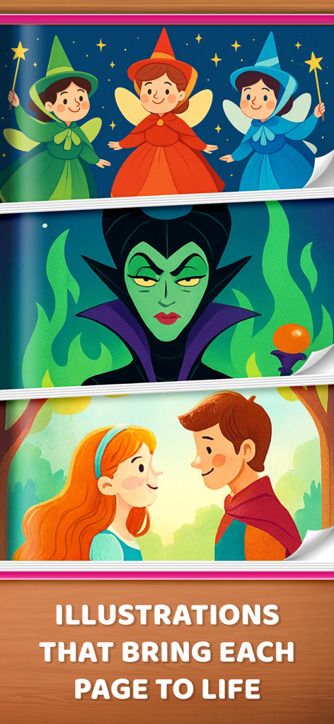 Learn to Read: Early Readers - Colorful storybook illustrations showing fairies and fairytale characters for early readers