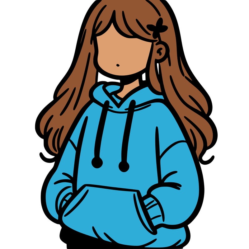 girl in sweatshirt