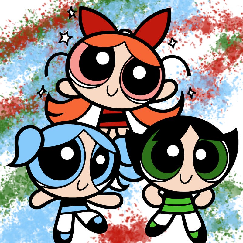 cartoon powerpuff girls