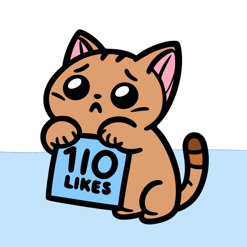 a cat begging for 10 likes