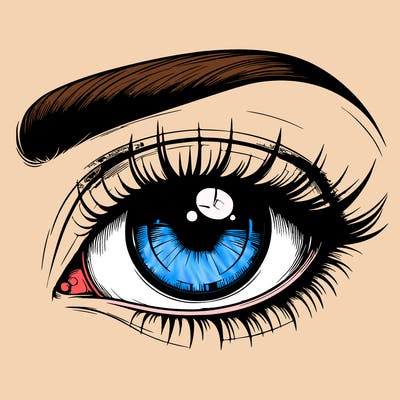 realistic eye