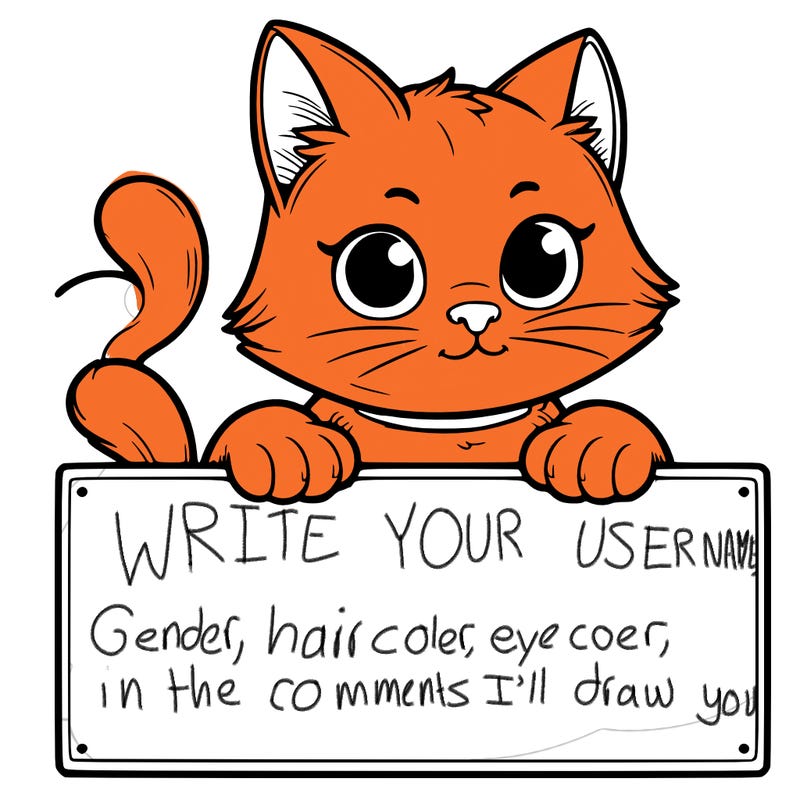 a realistic cat with a blank sign