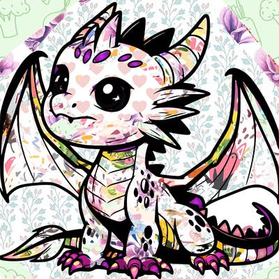 fierce baby night dragon