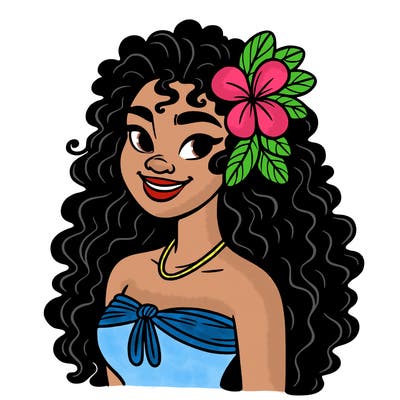 hawaiian black woman