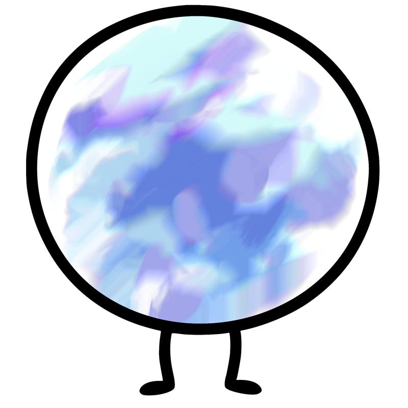 a plain circle with nothing else