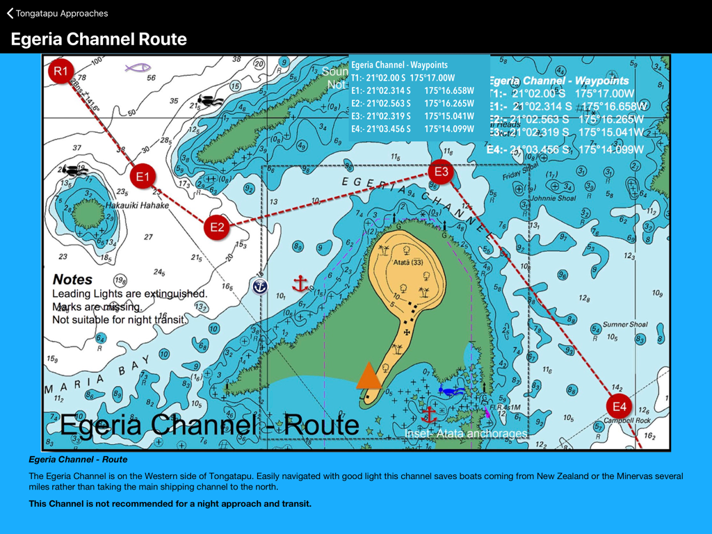 Sail Tonga Cruising Guide - Navigation App | MWM