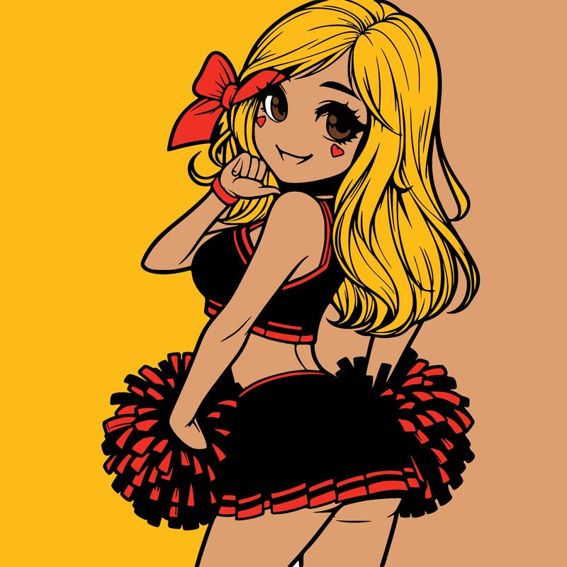 realistic cheerleader