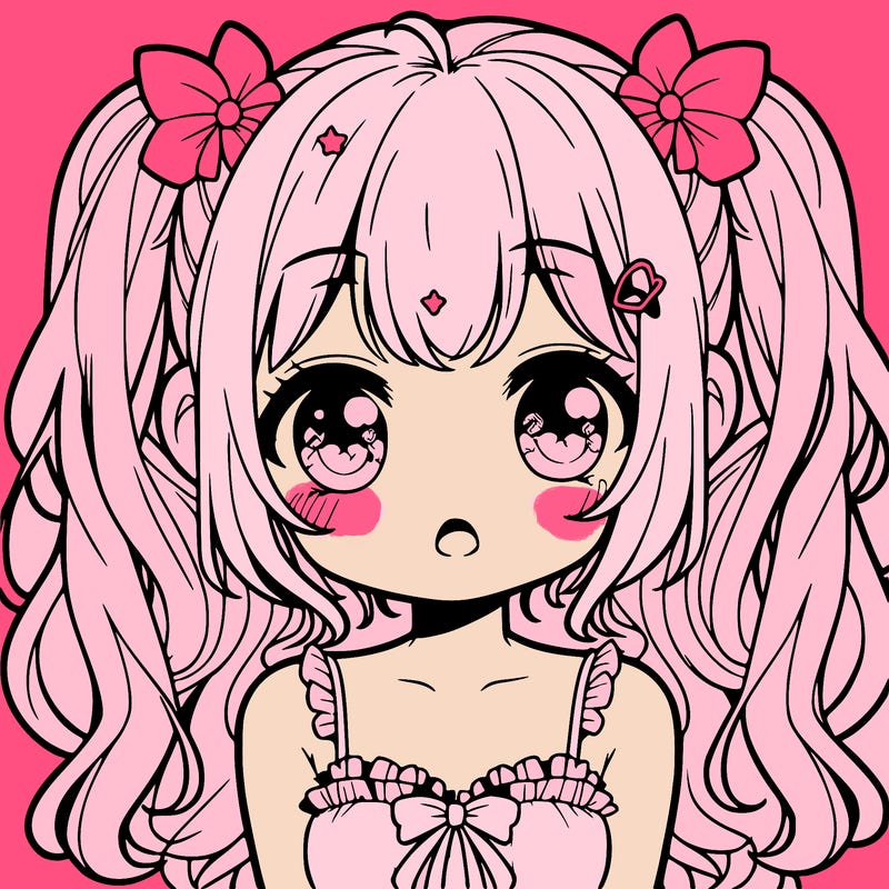 cute sweet anime girl