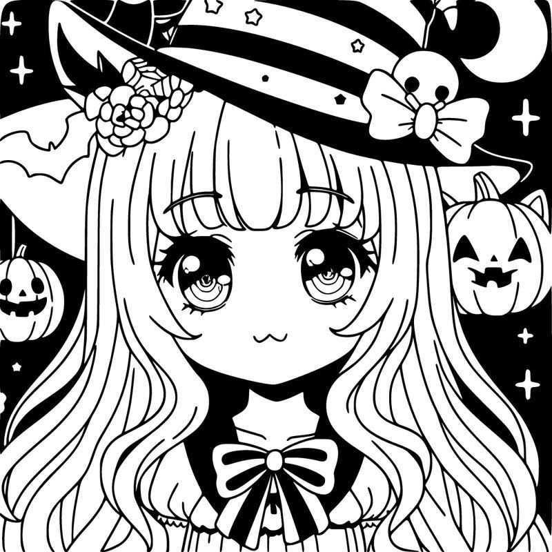 halloween anime cute