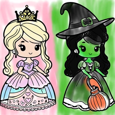 princess as a witch