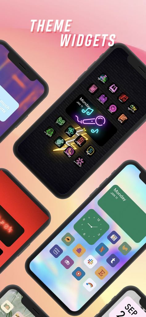 EasyArt:Photo Editor&Wallpaper - Présentation de divers thèmes esthétiques d'écran d'accueil iPhone et de widgets personnalisés d'EasyArt