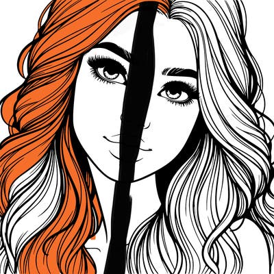 beautiful realistic girl