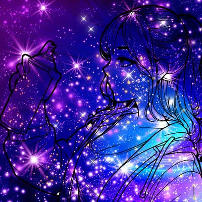 a realistic girl spray, painting