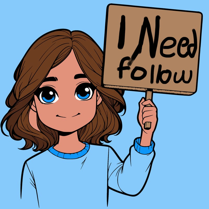 realistic girl holding up a sign