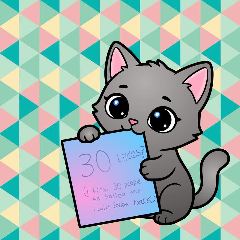 a small cat with a blank sheet of paper in its hand. the cat is sooooooo cute!