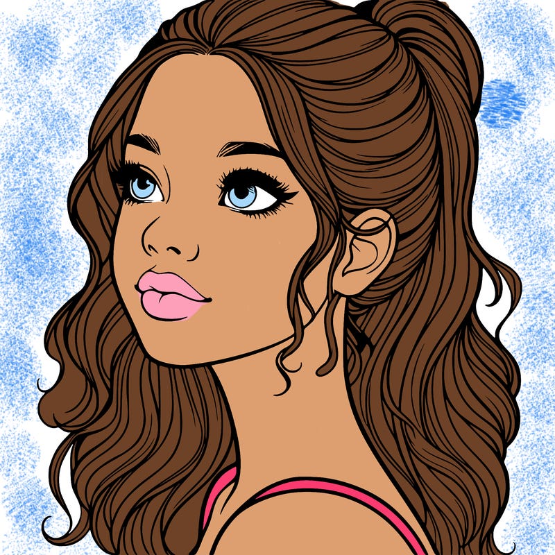 beautiful realistic girl