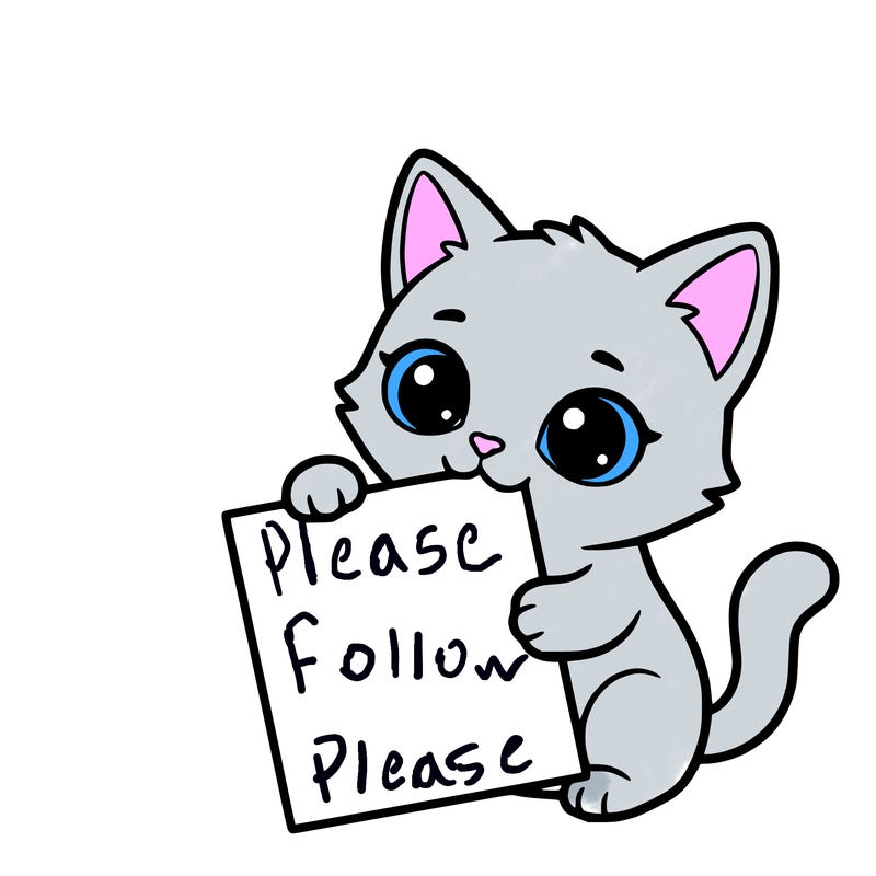 a small cat with a blank sheet of paper in its hand. the cat is sooooooo cute!