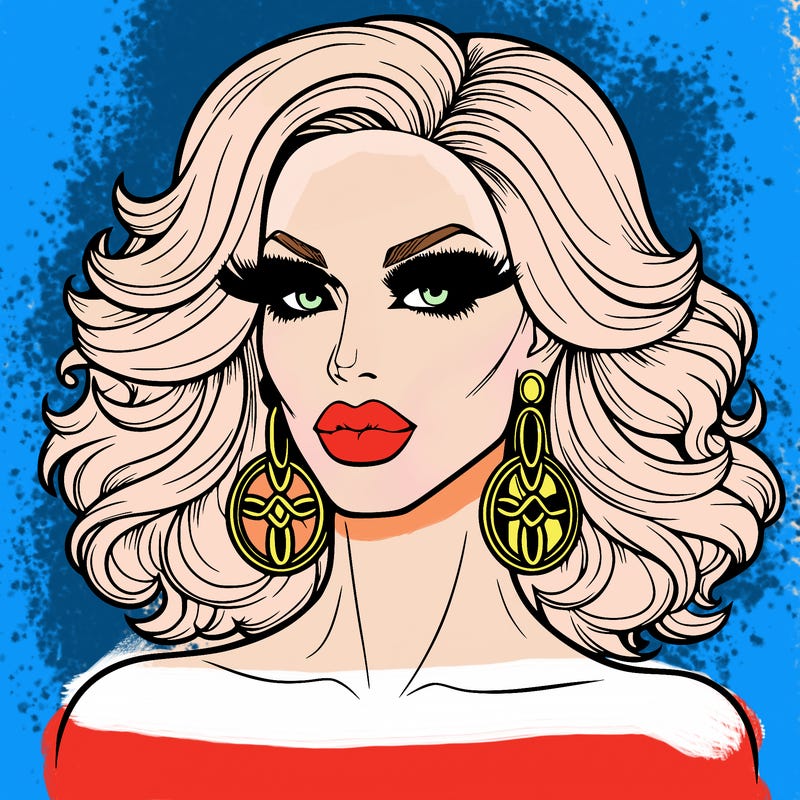 realistic drag queen