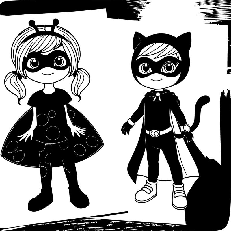 ladybug and cat noir