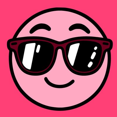emoji with sunglasses