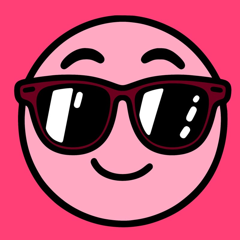 emoji with sunglasses