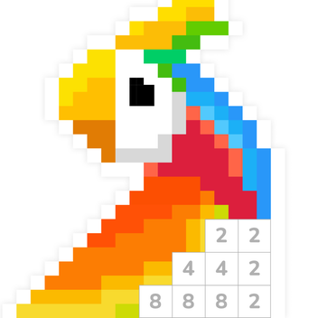 Pixel Color by Numbers Game app icon
