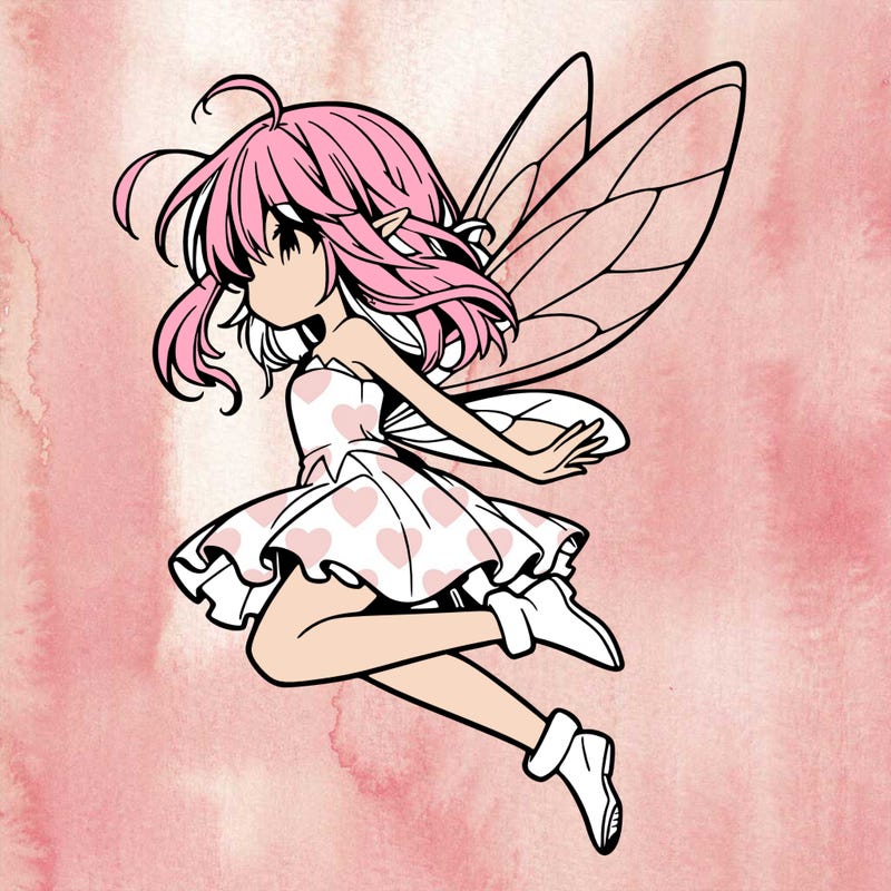 manga fairy flying