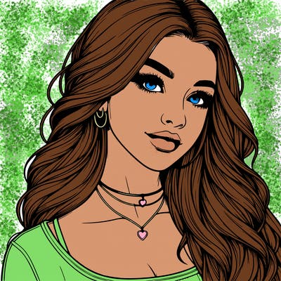 detailed realistic girl