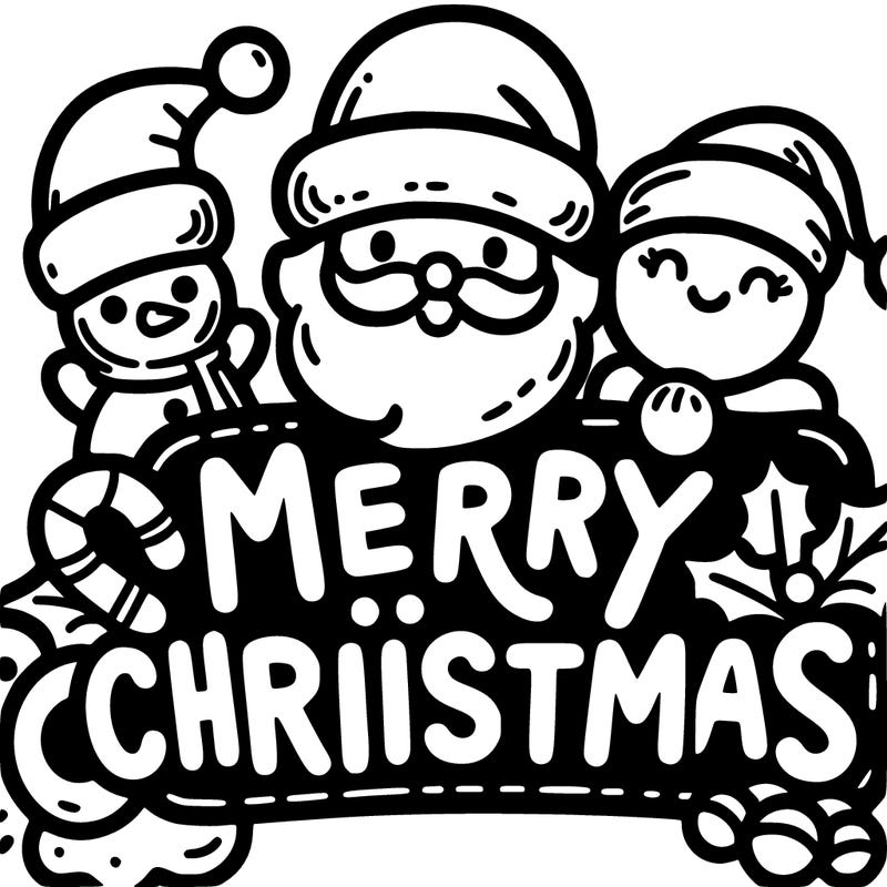 merry christmas sign