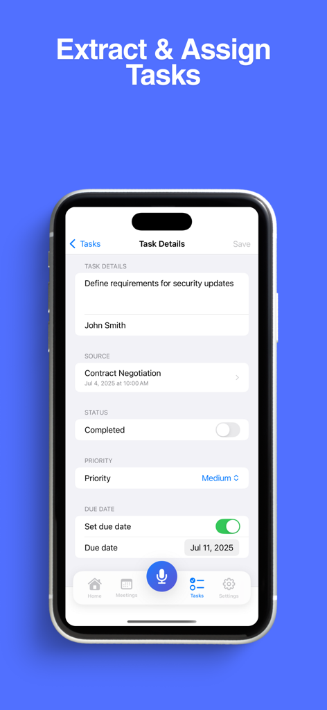 Meeting Recorder Minutes: Scrb - Extract and assign tasks from meeting minutes in the MinuteScribe app