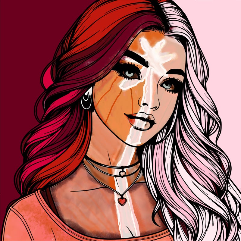 detailed realistic girl