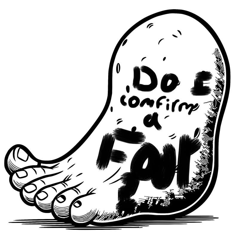 potato with the foot