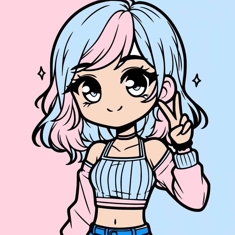 cute girl with crop top