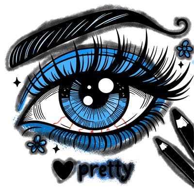 pretty eye