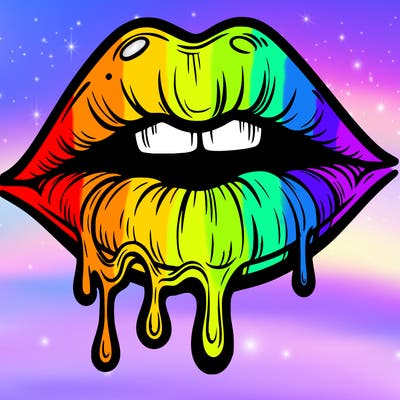 lips that look realistic and drip