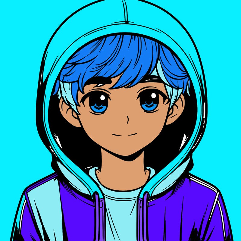 realistic boy with hoodie