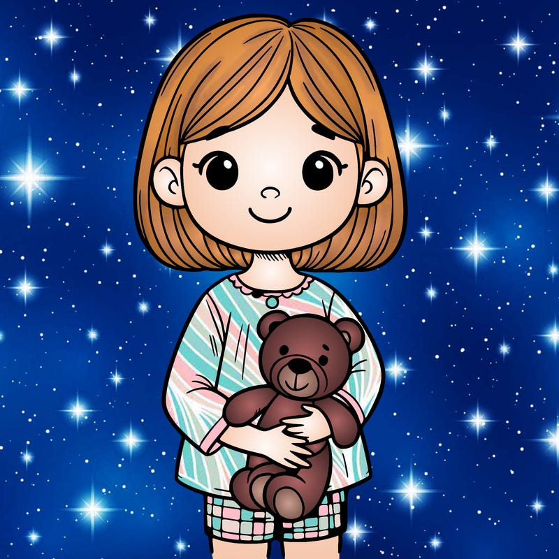 girl holding a teddy bear