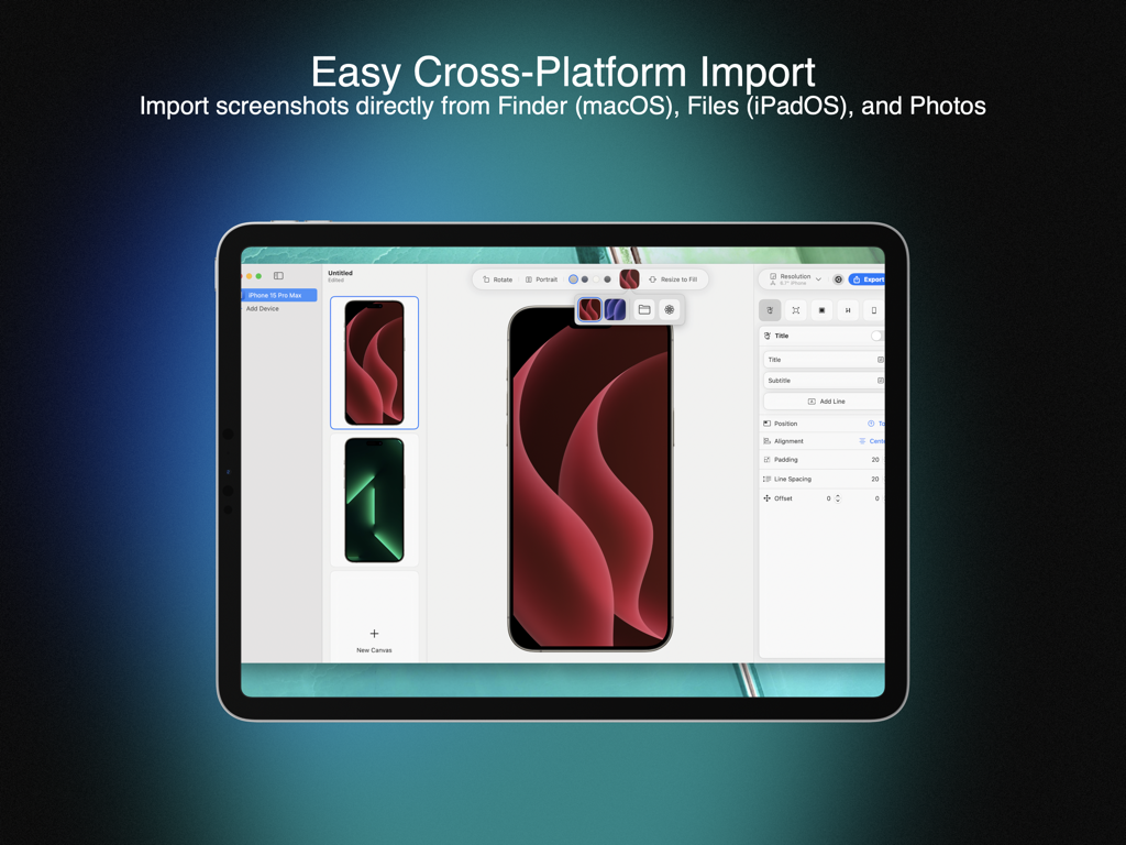 Screenshot Framer - Graphics & Design App | MWM