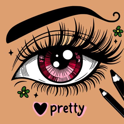 pretty eye