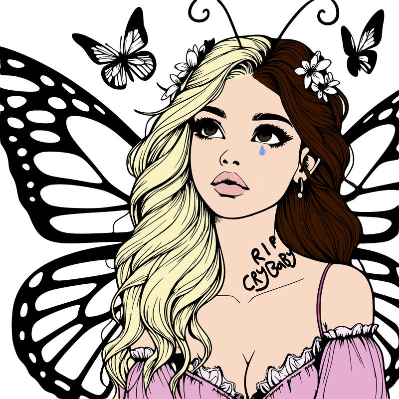 butterfly fairy realistic girl