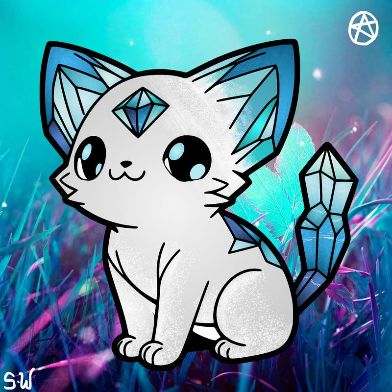 crystal kitten