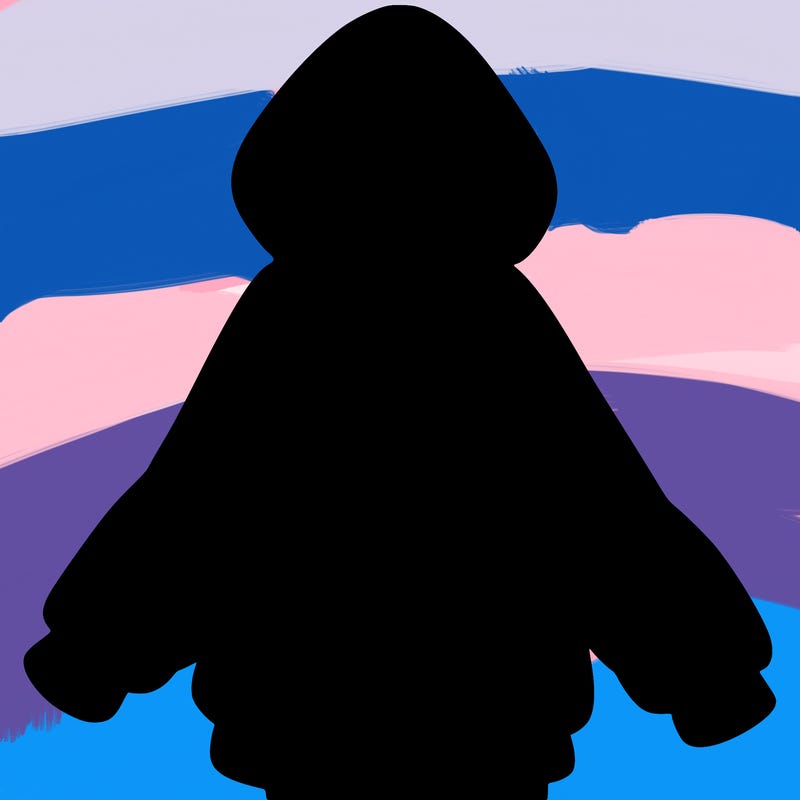 girl in oversized hoodie