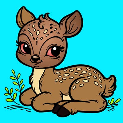 baby deer