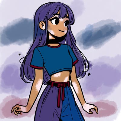 girl in a cute crop top