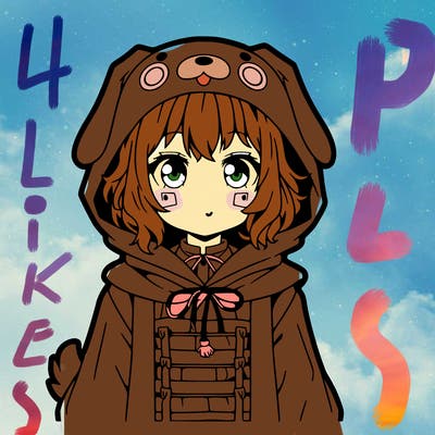 anima girl in dog costum