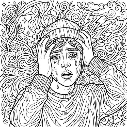 Expressive Self-Portrait