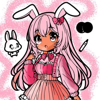 bunny anime girl