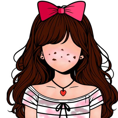 realistic girl no face