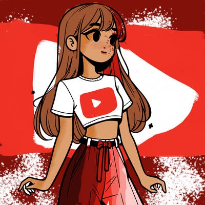 girl in a cute crop top